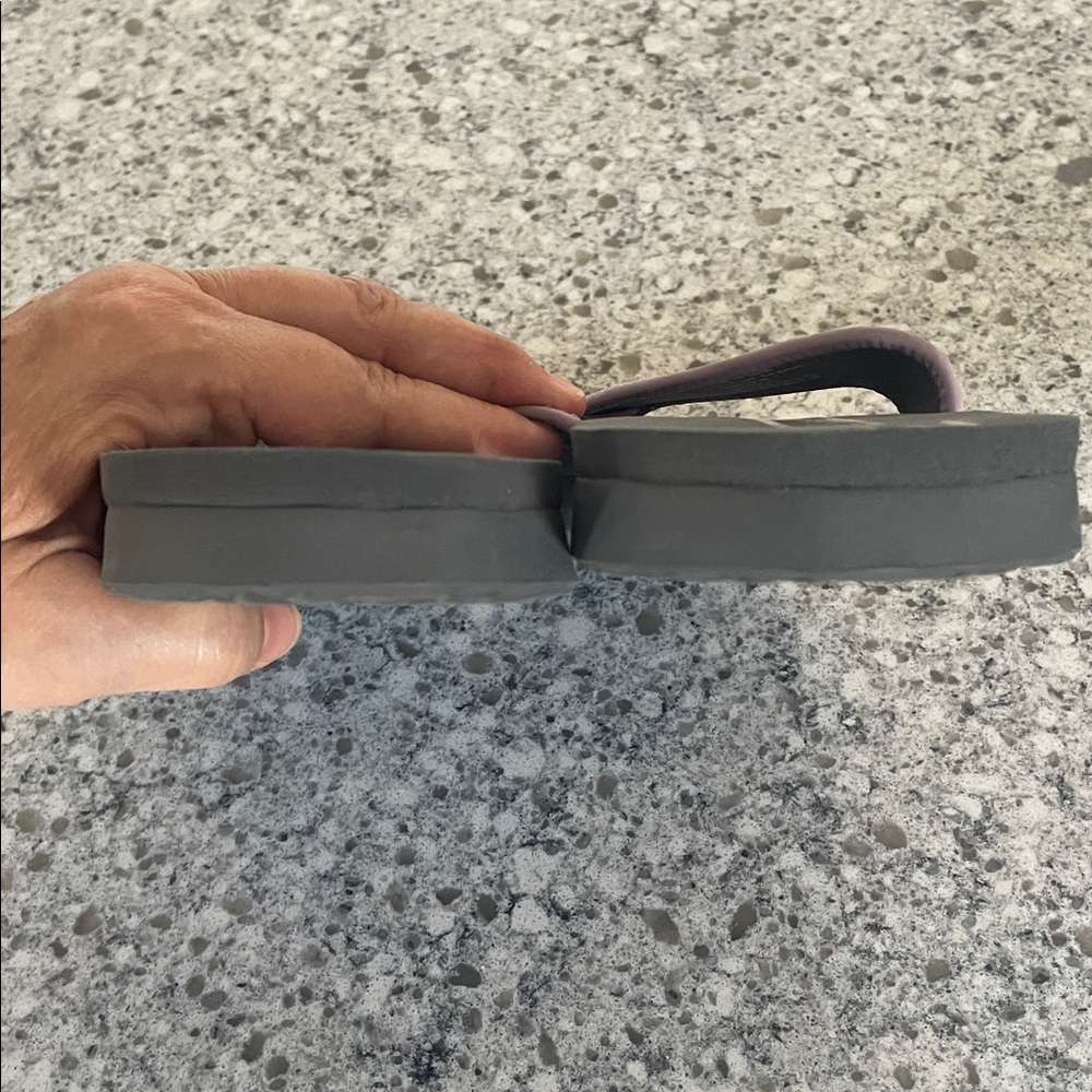 Nike Gray and Purple Flip Flops Celso - Picture 6 of 10